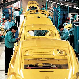 Línea de montaje del 'escarabajo