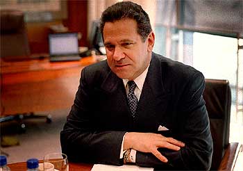 James J. Schiro durante la entrevista mantenida en la sede de Zurich España, en Barcelona.