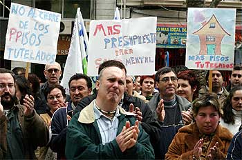 PROTESTA POR LA EXCLUSIÓN DE LOS ENFERMOS MENTALES.