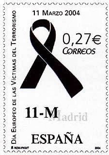 Correos emite  desde hoy un sello por los atentados del 11-M