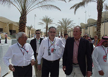 Bargalló consigue en Bahrein que la fórmula 1 siga hasta 2011