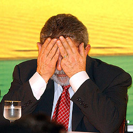 Lula, durante la celebración del 24º aniversario del Partido de los Trabajadores, el pasado febrero en Río de Janeiro.