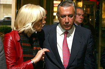 Javier Arenas y Teófila Martínez, el pasado 1 de abril.