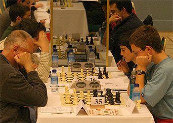 96 participantes compiten en el XXVII Open Internacional de Ajedrez