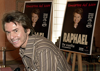 Raphael actuará en el Palenque