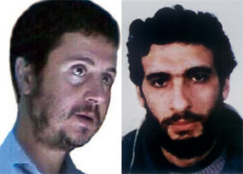 Serhane Ben Abdeljamid,  El Tunecino  (izquierda), y Amer Azizi.