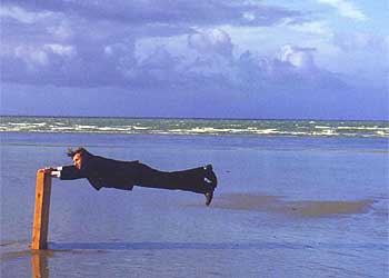  Métaphore photographique  (2003), de Philippe Ramette, en la galería Xippas.