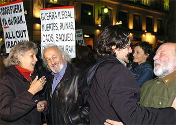 Celebración en la Puerta del Sol