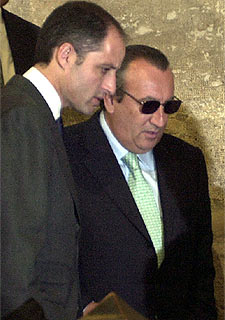 Francisco Camps y Carlos Fabra, en febrero pasado.