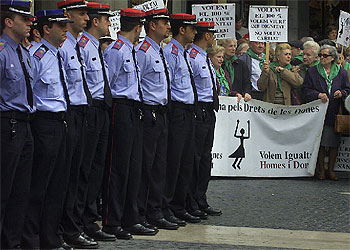 Las viudas reclaman mejores pensiones