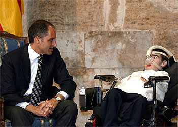 EL PRESIDENTE RECIBE A PABLO CUSÍ.