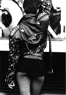 Ana Torroja, durante una actuación de Mecano en 1989.