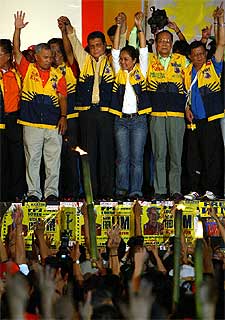 Violenta campaña en Filipinas