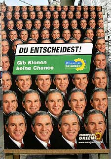 Un cartel de Los Verdes reza: 