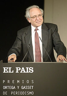 José Álvarez Junco, durante su discurso.