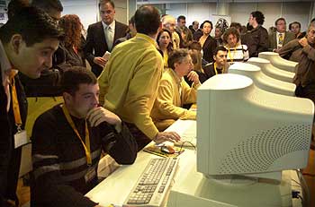 Asistentes al congreso Lliurex de Valencia.