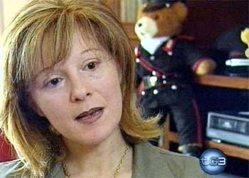 Pina Bruno, viuda de un  carabiniere. 