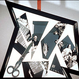 El óleo sobre lienzo  Guernica cortado  (1974), de Equipo Crónica (Rafael Solbes y Manuel Valdés).