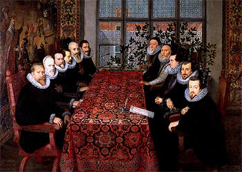  Conferencia de Somerset House  (hacia 1604, firmado por Juan Pantoja de la Cruz, National Portrait Gallery de Londres).