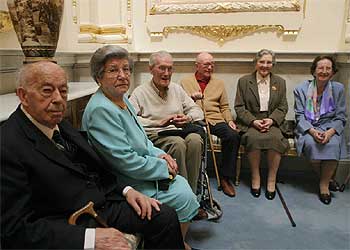 Homenaje a los depurados de la Diputación guipuzcoana