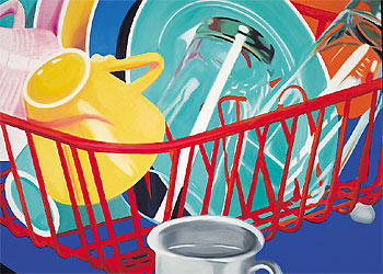 'Dishes' (1964), de James Rosenquist.