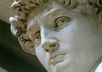 Imagen del  David  de Miguel Ángel tomada ayer. 