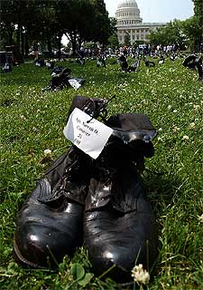 Botas contra la guerra