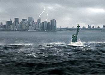Una imagen de la película  El día de mañana,  de Roland Emmerich.