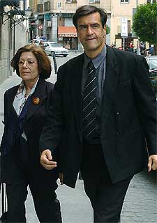 El ministro López Aguilar y la directora general Mercedes Rico.