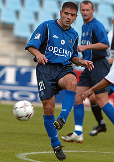 Miguel Ángel, goleador del Getafe.