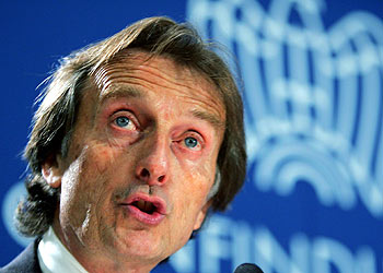 Luca Cordero di Montezemolo, en una reciente reunión de empresarios en Roma. rnrn REUTERS