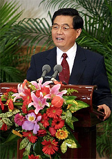 Hu Jintao, jefe de Estado chino, en una fotografía de archivo.