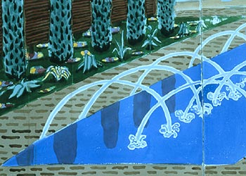  Andalucía. Fuentes. Córdoba   (2004),  de David Hockney.