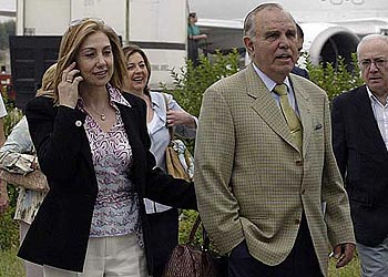 Bautista Soler, junto a su pareja.