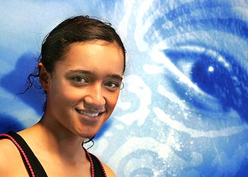 La actriz Keisha Castle-Hughes, fotografiada el miércoles en el Fórum de Barcelona.