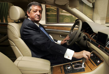 José María Rodríguez Pomatta, presidente de la Mutua Madrileña Automovilista.rnrn GORKA LEJARCEGI