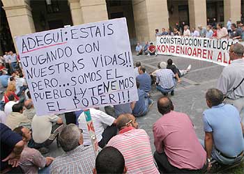 Nueva protesta de la construcción