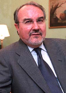 Pedro Solbes, ministro de Economía.
