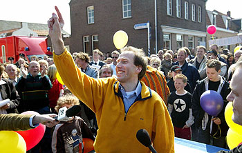 Arjan Erkel, en Westdorpe (Holanda) tras su liberación en abril pasado.