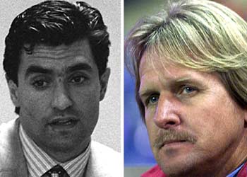 Michel (izquierda) y Schuster, nuevos entrenadores del Getafe y el Levante.