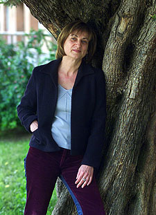 Loretta Napoleoni, durante la entrevista en Barcelona.