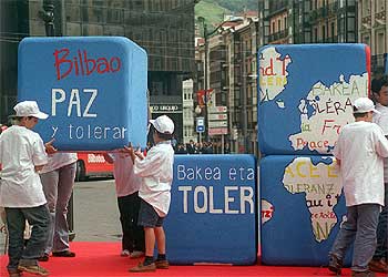 Un Bilbao "enorme y fabuloso" y en paz
