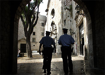 Los Mossos ya patrullan por Barcelona