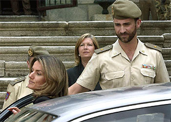 El Príncipe, en el funeral de un compañero