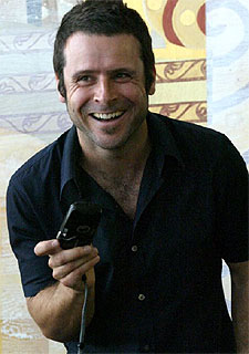 Nathaniel Geary, director de 'On the corner', ganadora en Cinema Jove, ayer, en Valencia.