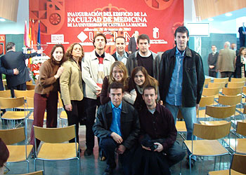 Estudiantes de Medicina en la facultad de Albacete de la Universidad de Castilla-La Mancha.