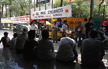 PROTESTA POR LA VENTA DE LA CAM AGRÍCOLA