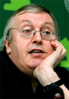 Paul Preston, ayer en El Escorial.