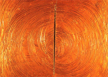 'Venecia era toda de oro' (1961), de Luicio Fontana.