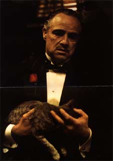 Marlon Brando, en una imagen de  El padrino,  de Francis Ford Coppola.